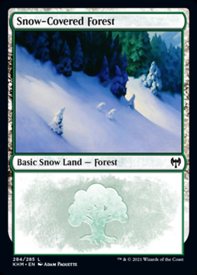 Snow-Covered Forest (284) [Kaldheim] | Good Games Adelaide SA