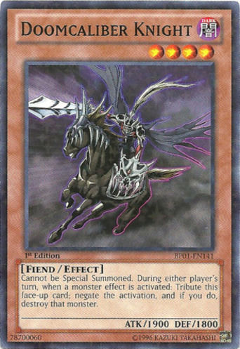 Doomcaliber Knight [BP01-EN141] Starfoil Rare | Good Games Adelaide SA