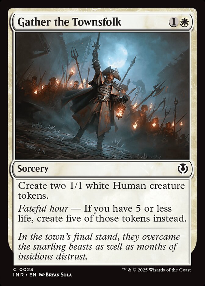 Gather the Townsfolk 23 (Innistrad Remastered)  - Foil | Good Games Adelaide SA