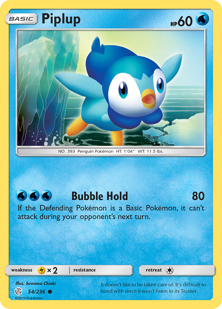 Piplup (54/236) [Sun & Moon: Cosmic Eclipse] | Good Games Adelaide SA