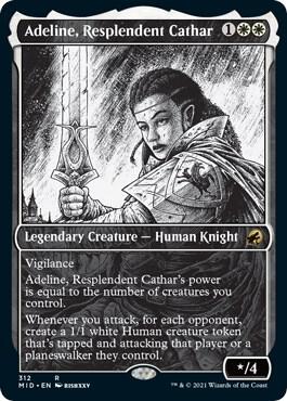 Adeline Resplendent Cathar Showcase 312 (Innistrad: Midnight Hunt)  | Good Games Adelaide SA