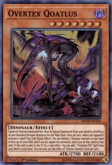 Overtex Qoatlus [MP18-EN194] Super Rare | Good Games Adelaide SA