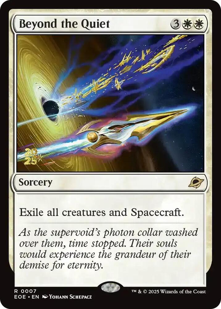 Beyond the Quiet 7 (Prerelease Cards)  - Foil | Good Games Adelaide SA