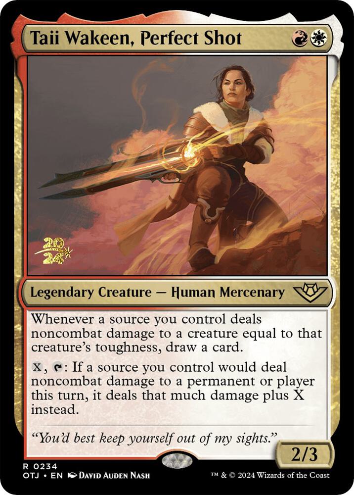Taii Wakeen Perfect Shot 234 (Prerelease Cards)  - Foil | Good Games Adelaide SA