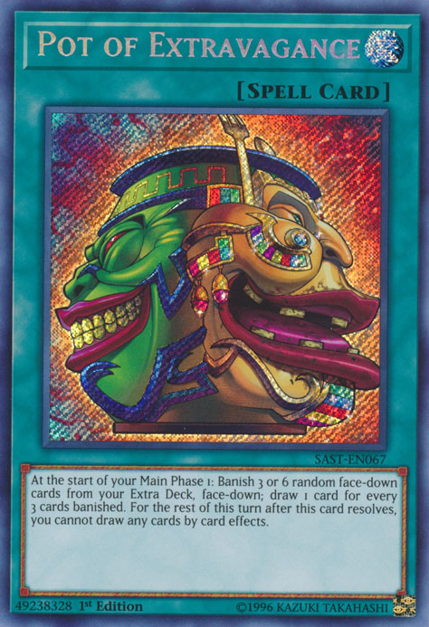 Pot of Extravagance [SAST-EN067] Secret Rare | Good Games Adelaide SA