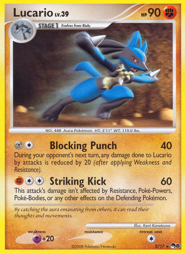 Lucario (2/17) [POP Series 8] | Good Games Adelaide SA