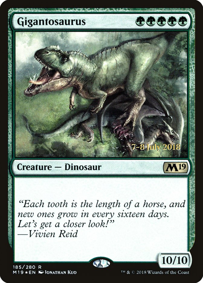 Gigantosaurus [Core Set 2019 Promos] | Good Games Adelaide SA