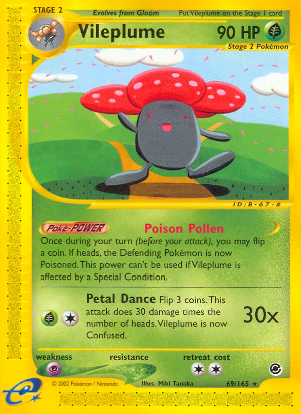 Vileplume (69/165) [Expedition: Base Set] | Good Games Adelaide SA