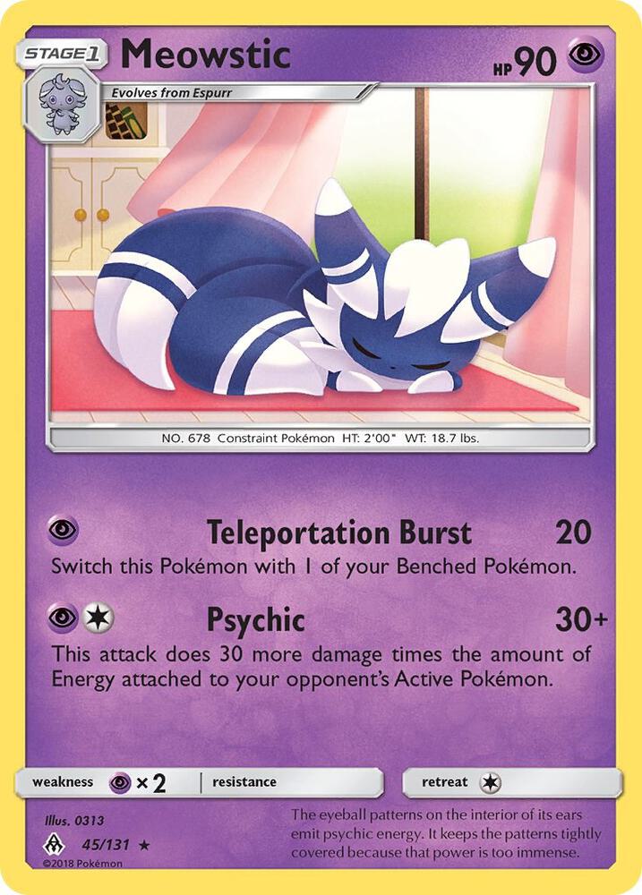 Meowstic 45/131 (SM - Forbidden Light)  | Good Games Adelaide SA