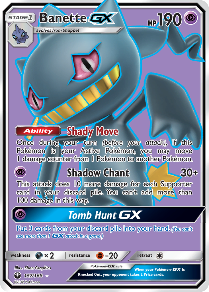 Banette GX (157/168) [Sun & Moon: Celestial Storm] | Good Games Adelaide SA