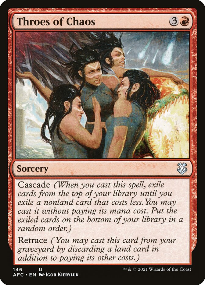 Throes of Chaos 146 (Commander: Adventures in the Forgotten Realms)  | Good Games Adelaide SA