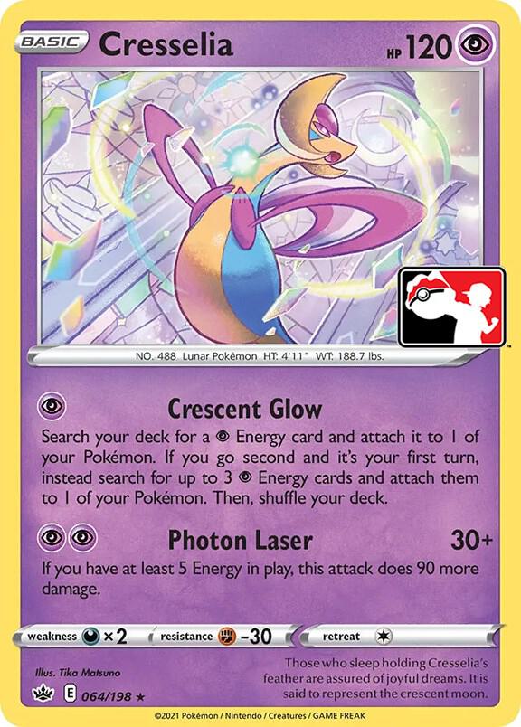 Cresselia Series 1/2 064/198 (Prize Pack Series Cards)  | Good Games Adelaide SA