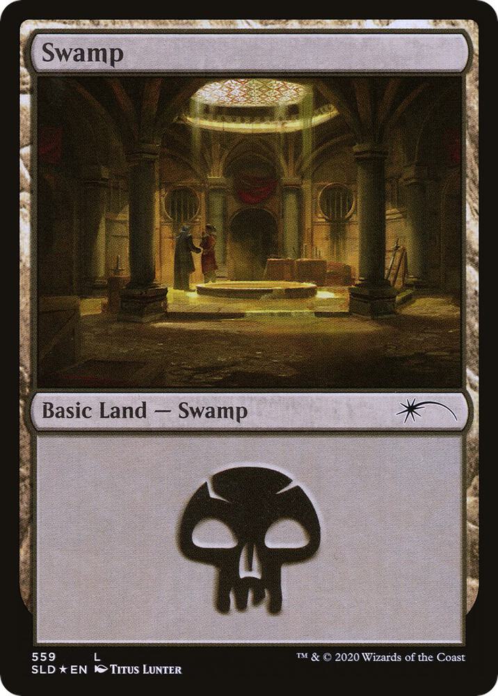 Swamp 559 559 (Secret Lair Drop Series)  - Foil | Good Games Adelaide SA