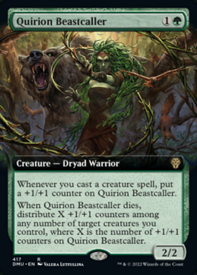 Quirion Beastcaller (Extended Art) [Dominaria United] | Good Games Adelaide SA