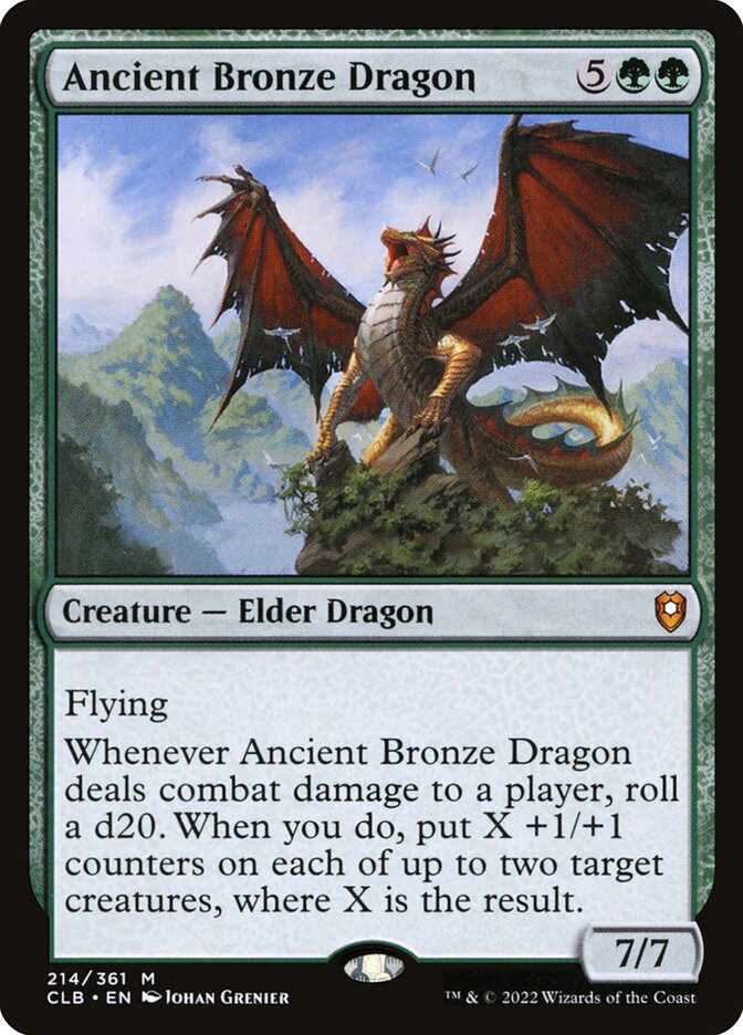 Ancient Bronze Dragon 214 (Commander Legends: Battle for Baldur's Gate)  | Good Games Adelaide SA