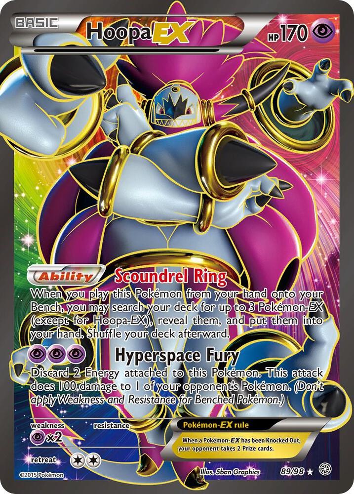 Hoopa EX Full Art 89/98 (XY - Ancient Origins)  - Holofoil | Good Games Adelaide SA