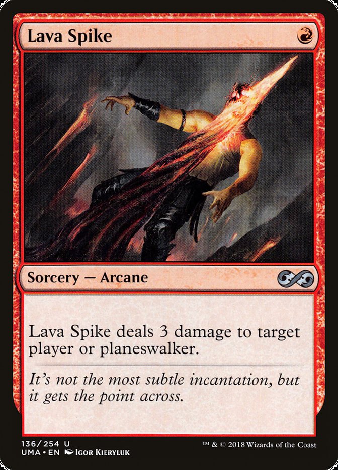 Lava Spike 136 (Ultimate Masters)  - Foil | Good Games Adelaide SA