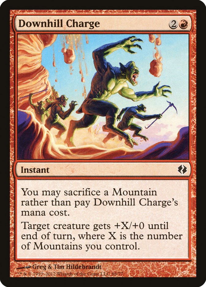 Downhill Charge 69 (Duel Decks: Venser vs. Koth)  | Good Games Adelaide SA
