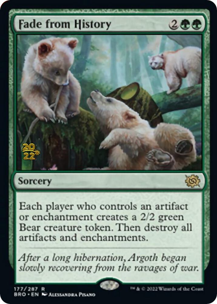 Fade from History 177 (Prerelease Cards)  - Foil | Good Games Adelaide SA