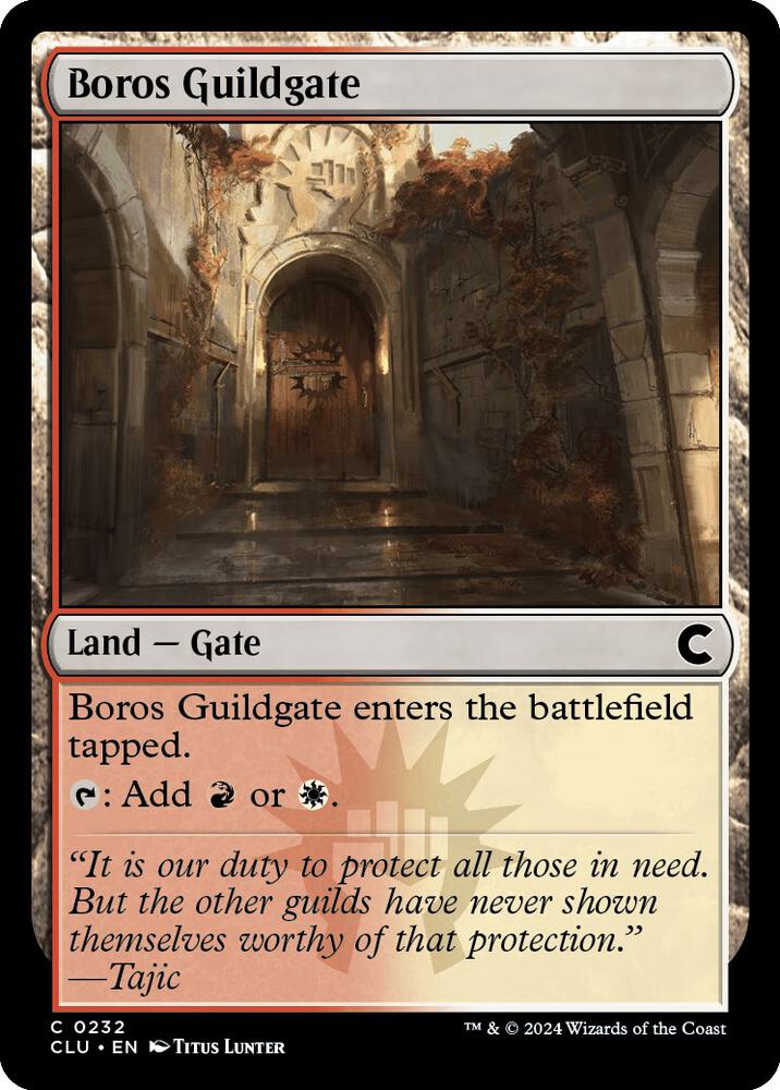Boros Guildgate 232 (Ravnica: Clue Edition)  | Good Games Adelaide SA