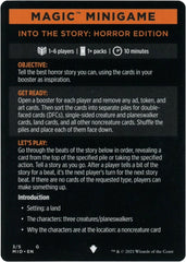 Into the Story: Horror Edition (Magic Minigame) [Innistrad: Midnight Hunt Minigame] | Good Games Adelaide SA