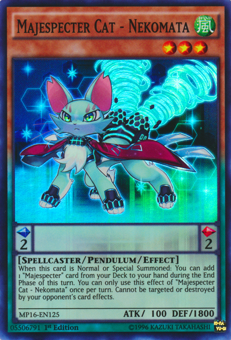 Majespecter Cat - Nekomata [MP16-EN125] Super Rare | Good Games Adelaide SA