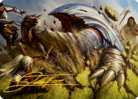 Bulette Art Card (Gold-Stamped Signature) [Dungeons & Dragons: Adventures in the Forgotten Realms Art Series] | Good Games Adelaide SA