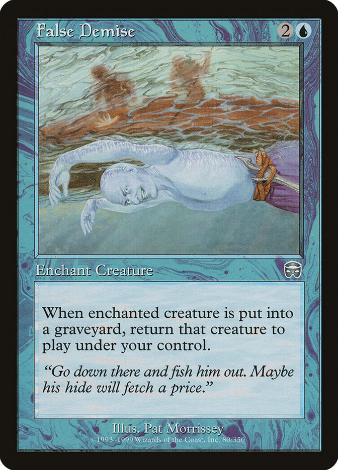 False Demise 80 (Mercadian Masques)  - Foil | Good Games Adelaide SA
