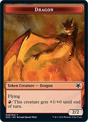 Dragon // Elf Warrior Double-Sided Token [Game Night: Free-for-All Tokens] | Good Games Adelaide SA