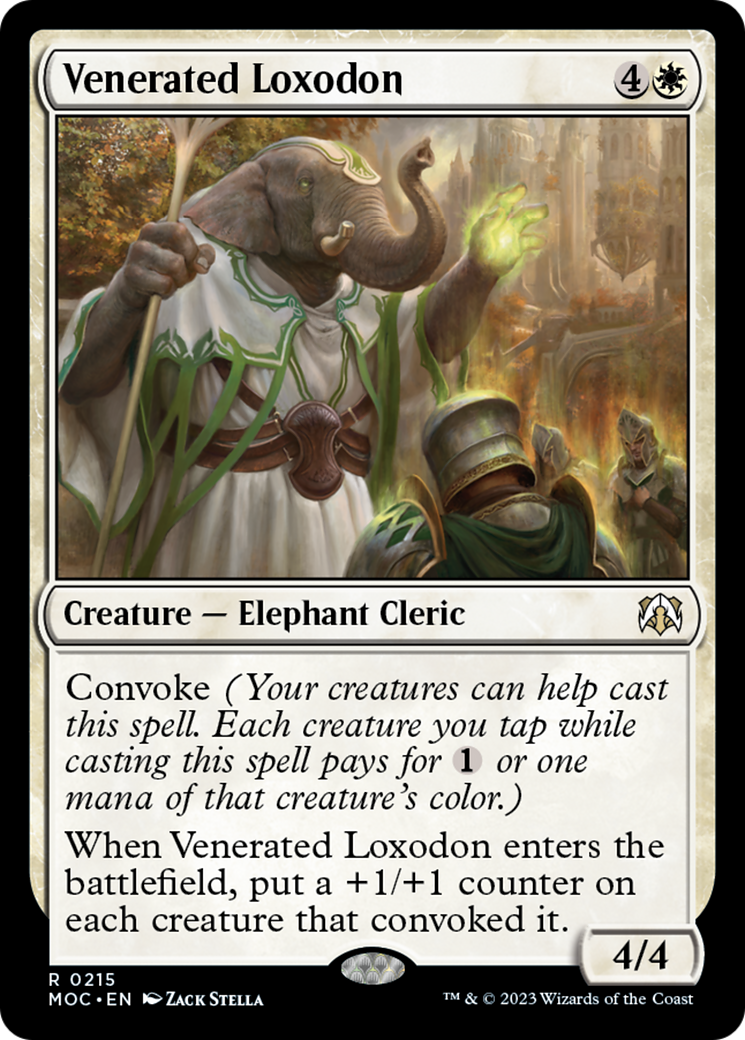 Venerated Loxodon [March of the Machine Commander] | Good Games Adelaide SA