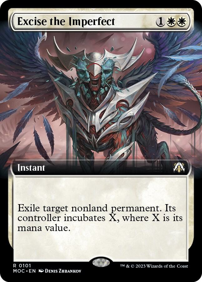 Excise the Imperfect 101 (Commander: March of the Machine)  - Extended Art | Good Games Adelaide SA