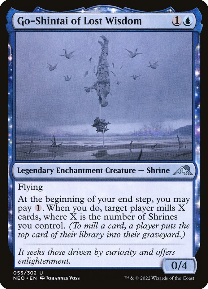 Go-Shintai of Lost Wisdom 55 (Kamigawa: Neon Dynasty)  - Foil | Good Games Adelaide SA