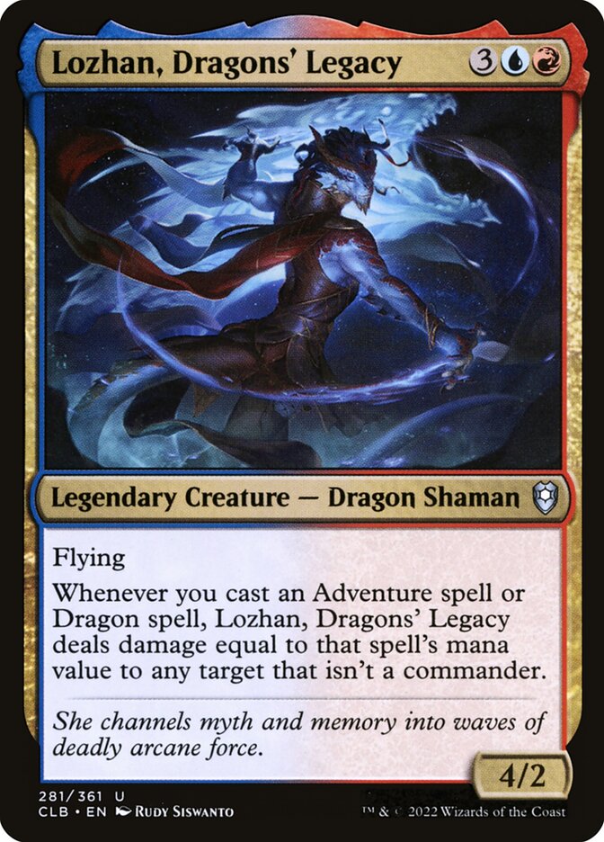 Lozhan Dragons Legacy 281 (Commander Legends: Battle for Baldur's Gate)  | Good Games Adelaide SA