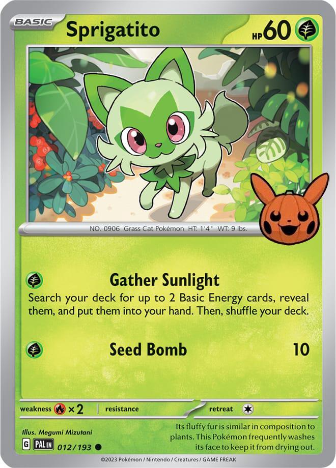 Sprigatito 012/193 (Trick or Trade BOOster Bundle 2024)  | Good Games Adelaide SA