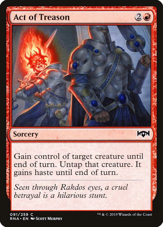 Act of Treason 91 (Ravnica Allegiance)  - Foil | Good Games Adelaide SA