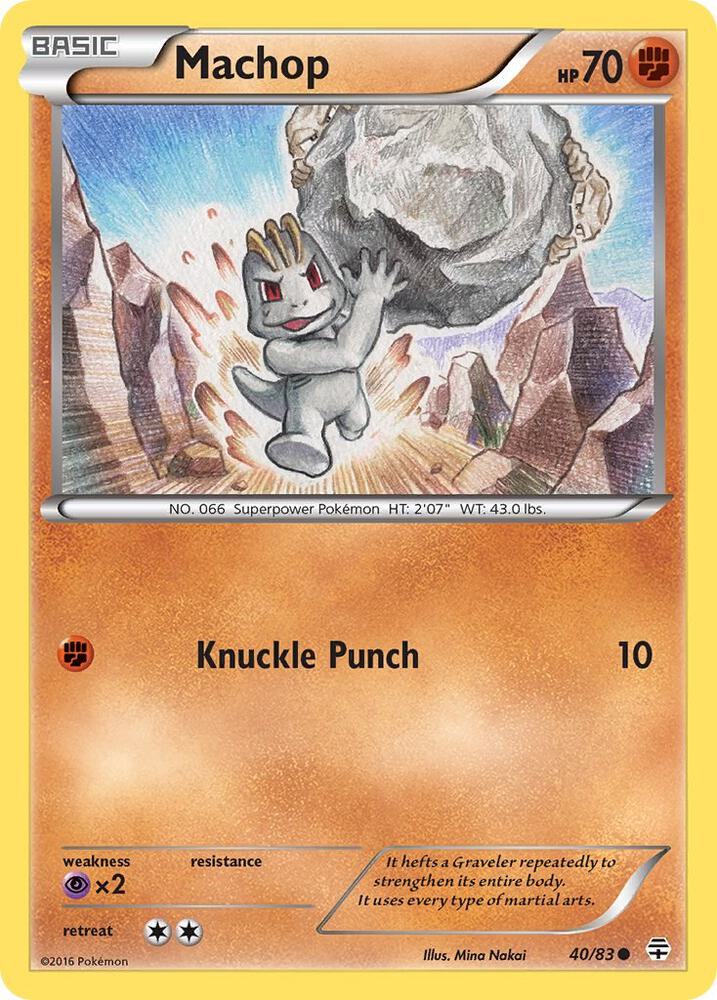 Machop 40/83 (Generations)  | Good Games Adelaide SA