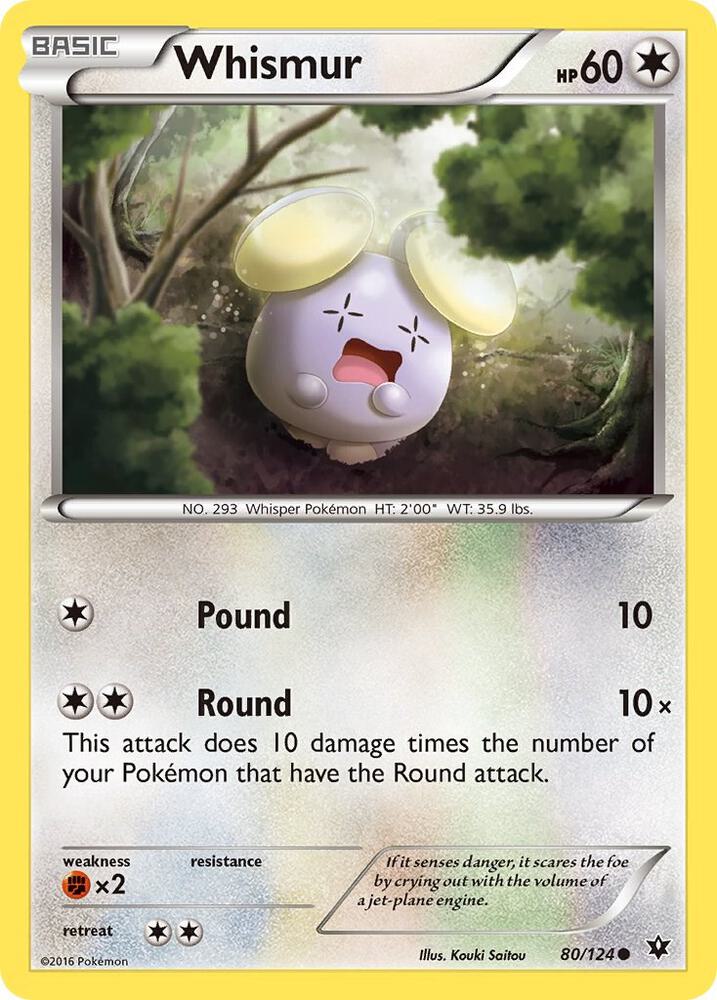 Whismur 80/124 (XY - Fates Collide)  | Good Games Adelaide SA