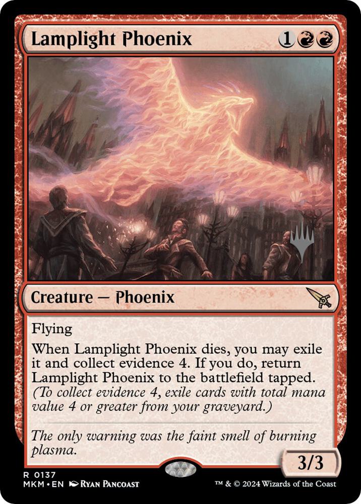 Lamplight Phoenix 137 (Promo Pack: Murders at Karlov Manor)  - Foil | Good Games Adelaide SA