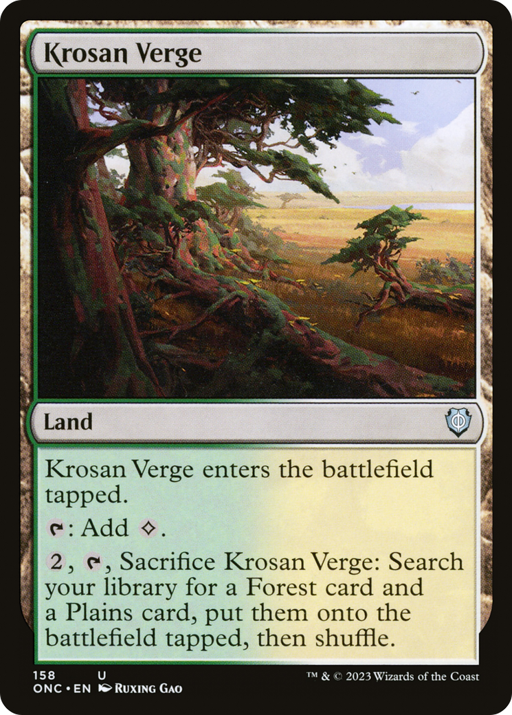 Krosan Verge [Phyrexia: All Will Be One Commander] | Good Games Adelaide SA