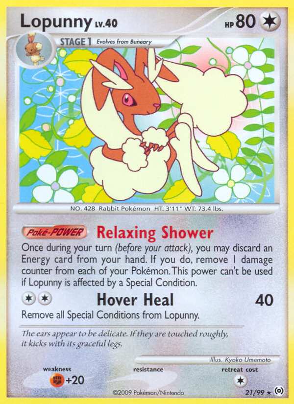 Lopunny (21/99) [Platinum: Arceus] | Good Games Adelaide SA