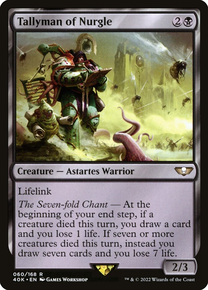 Tallyman of Nurgle 60 (Universes Beyond: Warhammer 40,000)  | Good Games Adelaide SA