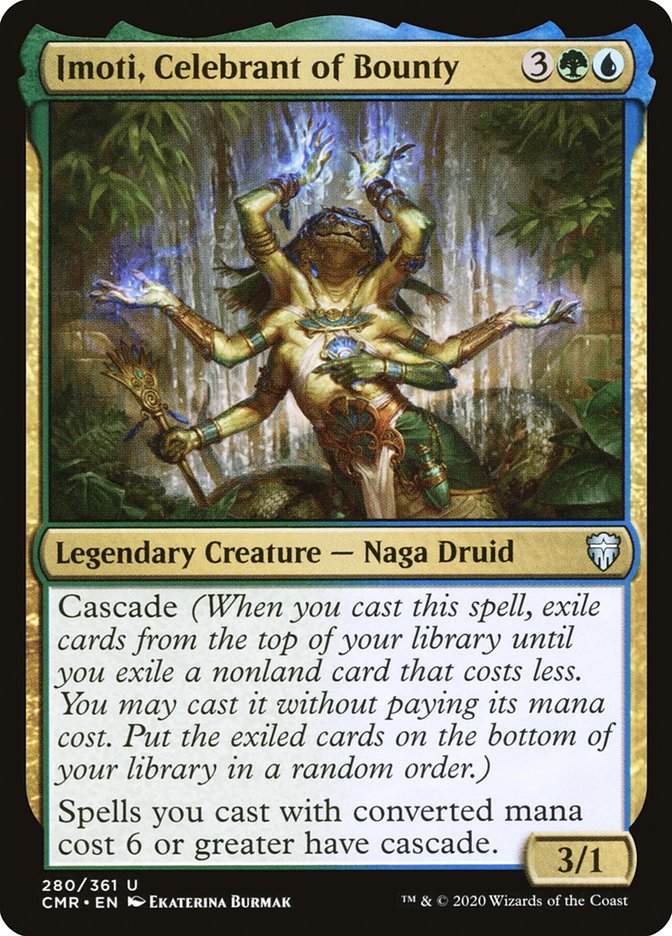Imoti, Celebrant of Bounty 280 (Commander Legends)  - Foil | Good Games Adelaide SA