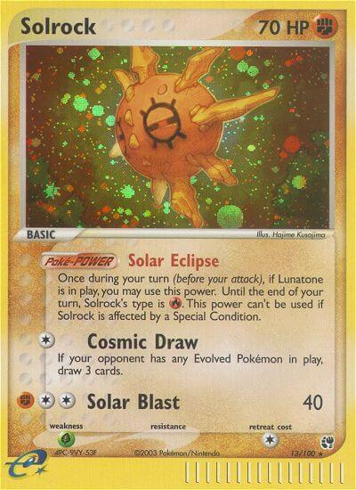 Solrock 13/100 (Sandstorm)  - Holofoil | Good Games Adelaide SA