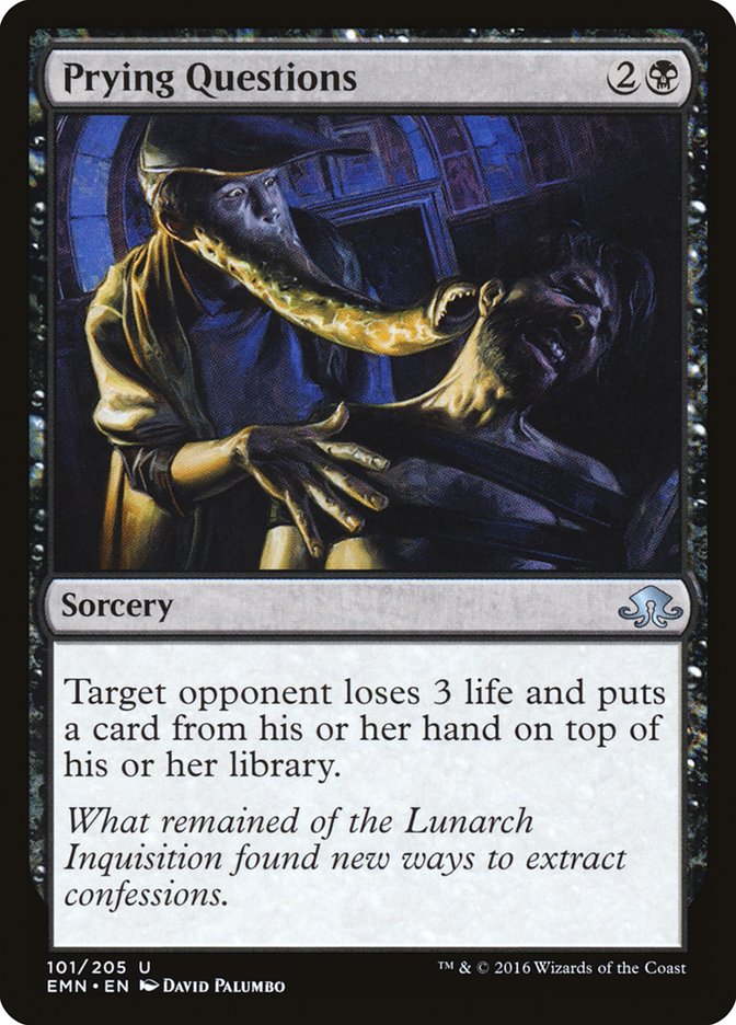 Prying Questions 101 (Eldritch Moon)  - Foil | Good Games Adelaide SA