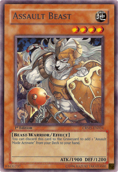 Assault Beast [CRMS-EN024] Rare | Good Games Adelaide SA