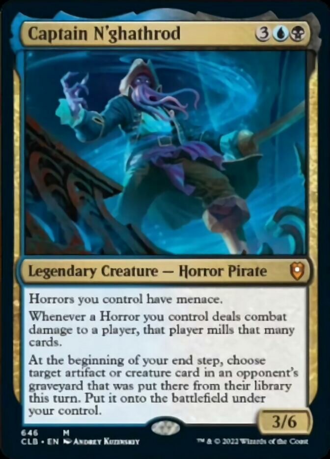 Captain N'ghathrod [Commander Legends: Battle for Baldur's Gate] | Good Games Adelaide SA