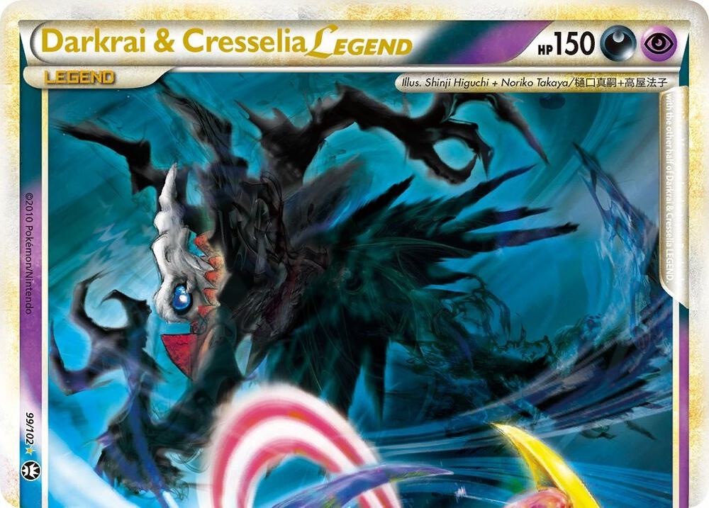 Darkrai and Cresselia Legend Top 99/102 (Triumphant)  - Holofoil | Good Games Adelaide SA