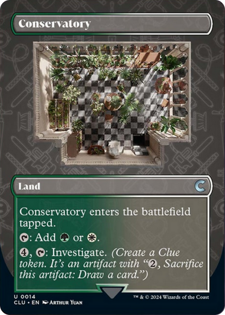 Conservatory (Borderless) [Ravnica: Clue Edition] | Good Games Adelaide SA