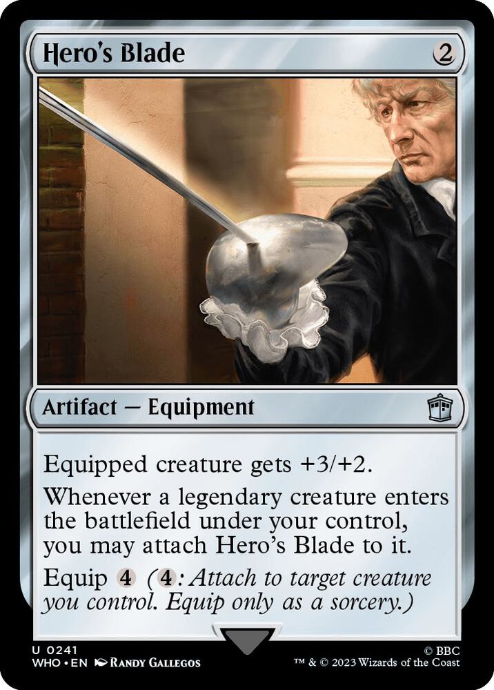 Hero's Blade 241 (Universes Beyond: Doctor Who)  | Good Games Adelaide SA