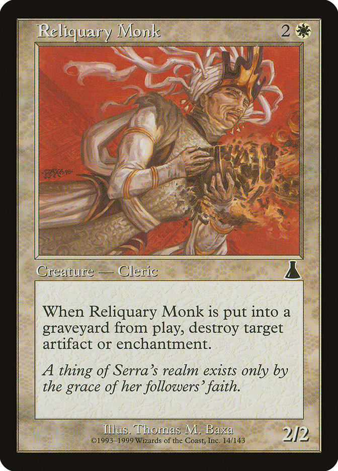 Reliquary Monk 14 (Urza's Destiny)  | Good Games Adelaide SA